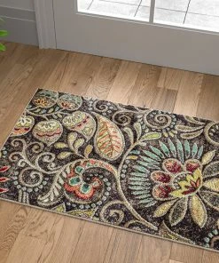 Wholesale ❤️ Tayse Rugs Giselle Transitional Floral Area Rug, Brown, 2' X 3' ❤️