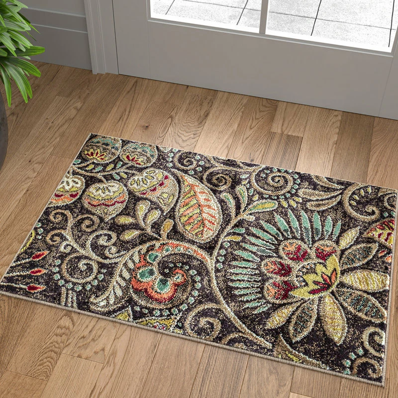 Wholesale ❤️ Tayse Rugs Giselle Transitional Floral Area Rug, Brown, 2' X 3' ❤️ 1 Wholesale ❤️ Tayse Rugs Giselle Transitional Floral Area Rug, Brown, 2' X 3' ❤️