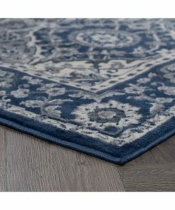Promo ❤️ Tayse Rugs Newcomb Traditional Oriental Navy Runner Rug, 2'x10' ❤️ -Cheap Rugs Store 34c18a7b0d126b73 4484 w800 h800 b0 p0
