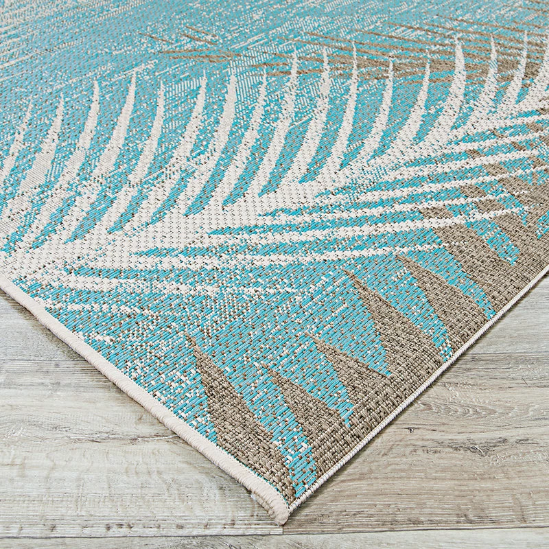 Buy ๐ Couristan, Inc. Couristan Monaco Tropical Palms Indoor/Outdoor Area Rug, Aqua, 5'10"x9'2" ๐ฅฐ 6 Buy ๐ Couristan, Inc. Couristan Monaco Tropical Palms Indoor/Outdoor Area Rug, Aqua, 5'10"x9'2" ๐ฅฐ - Image 6