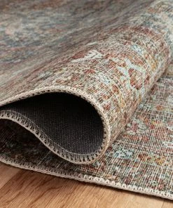 Cheapest 🔔 Loloi Rugs Chris Loves Julia X Loloi Jules Lagoon/Brick 7'-6" X 9'-6" Area Rug 🔔 -Cheap Rugs Store 35c1570c0163b7b5 7694 w800 h800 b0 p0