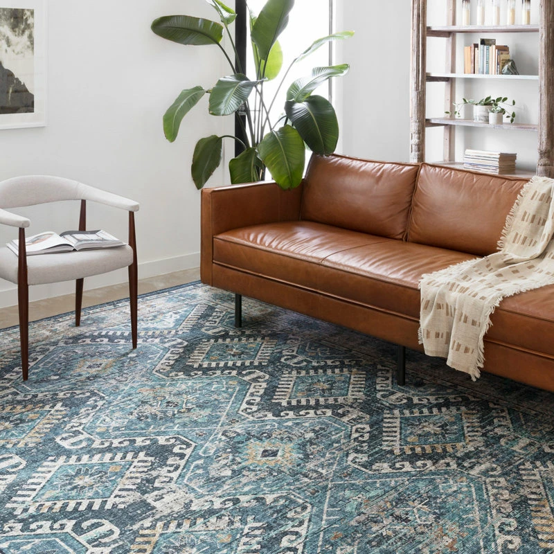 Best reviews of ✔️ Loloi Rugs Skye Printed Area Rug By Loloi II, Denim/Natural, 7'6"x9'6" ✨ 4 Best reviews of ✔️ Loloi Rugs Skye Printed Area Rug By Loloi II, Denim/Natural, 7'6"x9'6" ✨ - Image 4