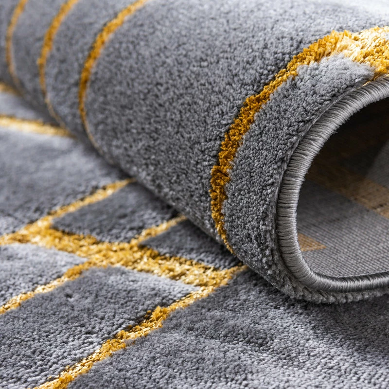 Budget 😀 Unique Loom Marilyn Monroe Gray/Gold Deco Glam Area Rug, 5'x8" ✨ 5 Budget 😀 Unique Loom Marilyn Monroe Gray/Gold Deco Glam Area Rug, 5'x8" ✨ - Image 5