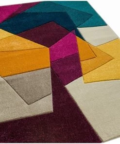 Best Pirce 👏 Well Woven Ruby Bombay Modern Geometric Violet Area Rug, 5'3"x7'3" 😀 -Cheap Rugs Store 3a51dfc00a610371 3954 w800 h800 b0 p0