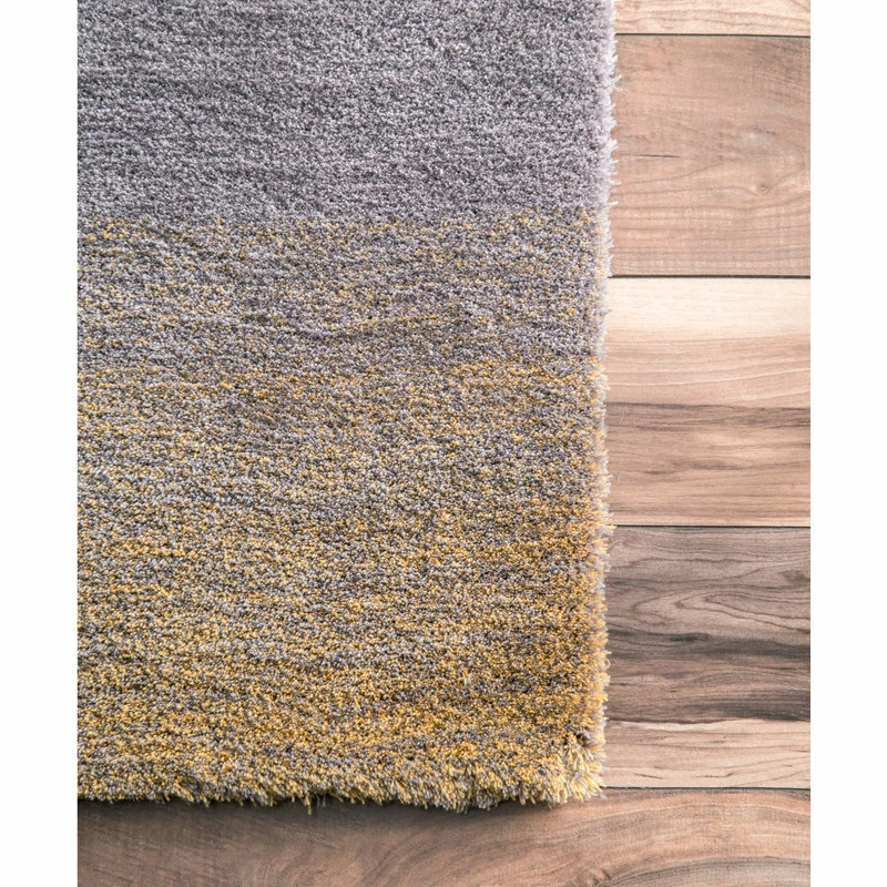 New ✔️ NuLOOM Hand-Tufted Ombre Shag Rug, Yellow, 5'x8' 😍 4 New ✔️ NuLOOM Hand-Tufted Ombre Shag Rug, Yellow, 5'x8' 😍 - Image 4