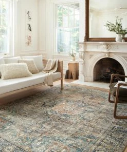 New 🌟 Loloi Rugs Margot Oriental Terracotta/Lagoon Area Rug, 5'0"x7'6" ⭐ -Cheap Rugs Store 3b71dd030142a02c 2417 w800 h800 b0 p0