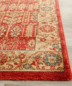 Brand new 😀 Safavieh Mahal Collection MAH697 Rug, Red/Natural, 2'2" X 8' 👏 -Cheap Rugs Store 3d0189f20b3fefd3 8176 w800 h800 b0 p0