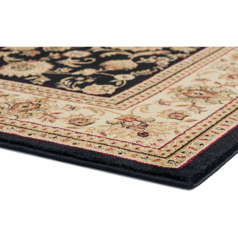 Cheapest ✨ Tayse Rugs Gabrielle Transitional Border Black Runner Rug, 2'x10' 💯 4 Cheapest ✨ Tayse Rugs Gabrielle Transitional Border Black Runner Rug, 2'x10' 💯 - Image 4