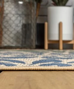 Wholesale 🔥 JONATHAN Y Zinnia Modern Floral Textured Weave Indoor/Outdoor Navy/Green 9'x12' Area Rug 🔥 -Cheap Rugs Store 3e1151c800788f56 7793 w800 h800 b0 p0