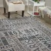 Best Sale 🔥 Nourison Waverly Sun N' Shade Indoor Outdoor Area Rug, Graphite, 8' X 11' ⭐
