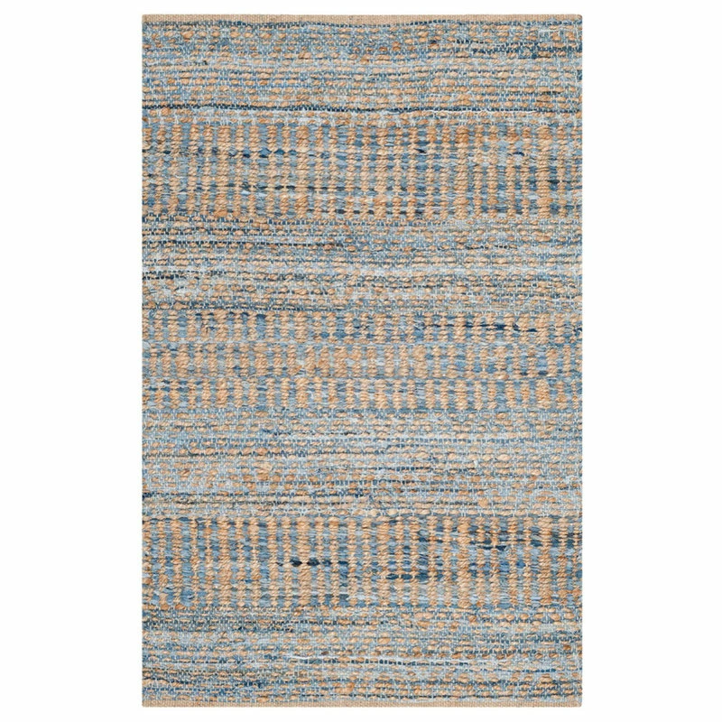Coupon 🥰 Safavieh Cape Cod Collection CAP353 Rug, Natural/Blue, 2'x3' 🔥 2 Coupon 🥰 Safavieh Cape Cod Collection CAP353 Rug, Natural/Blue, 2'x3' 🔥 - Image 2