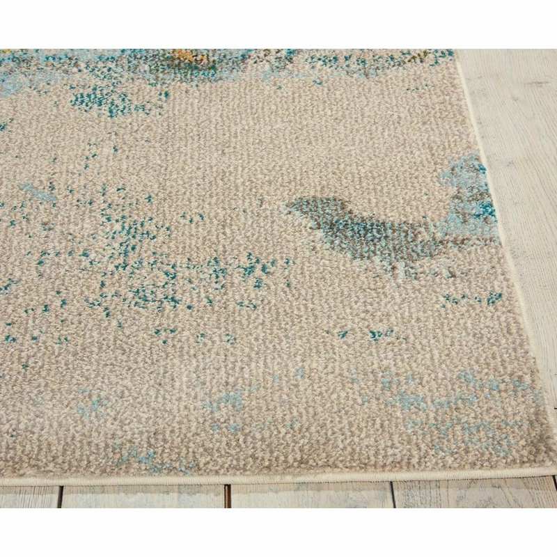 Brand new 👍 Nourison Celestial Modern Abstract Area Rug, Sealife, 2'2"x3'9" 👍 4 Brand new 👍 Nourison Celestial Modern Abstract Area Rug, Sealife, 2'2"x3'9" 👍 - Image 4