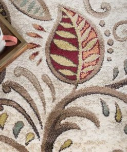 Promo 🎁 Tayse Rugs Giselle Transitional Floral Area Rug, Ivory, 7'10'' X 10'3'' 🤩 -Cheap Rugs Store 3f2176e702d91c7d 2870 w800 h800 b0 p0