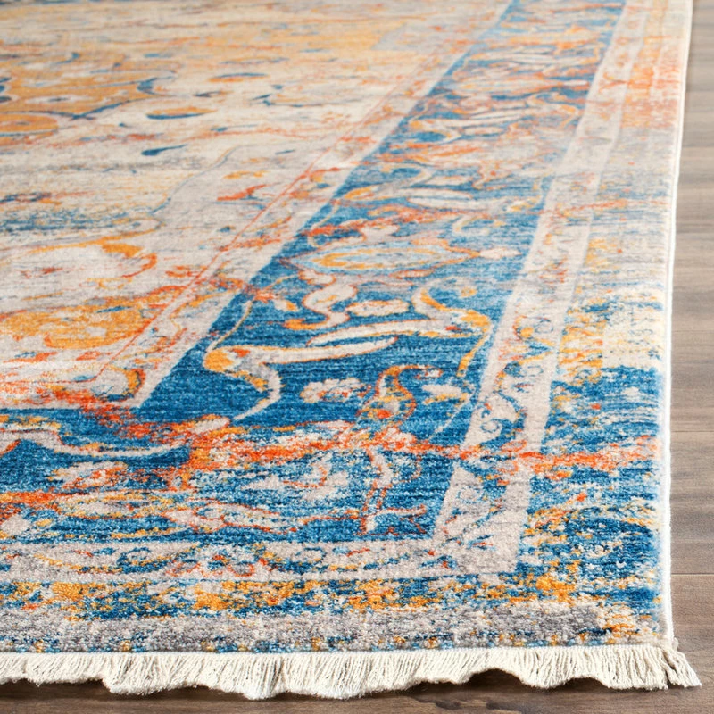 Best deal 🔔 Safavieh Vintage Persian Collection VTP435 Rug, Blue/Multi, 8' X 10' ❤️ 4 Best deal 🔔 Safavieh Vintage Persian Collection VTP435 Rug, Blue/Multi, 8' X 10' ❤️ - Image 4