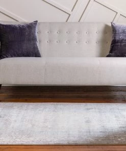 Buy 🛒 Unique Loom Light Blue Olwen New Classical 5' 0 X 8' 0 Area Rug 👏