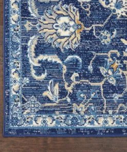 Buy 🛒 Nourison Grafix Navy Blue Persian Area Rug, Navy, 5'3"x7'3" 💯 -Cheap Rugs Store 4441e3ee0e85282c 1977 w800 h800 b0 p0