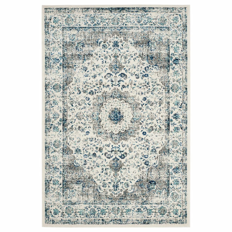 Hot Sale 💯 Safavieh Evoke Collection EVK220 Rug, Ivory/Grey, 3' X 5' ⌛ 3 Hot Sale 💯 Safavieh Evoke Collection EVK220 Rug, Ivory/Grey, 3' X 5' ⌛ - Image 3