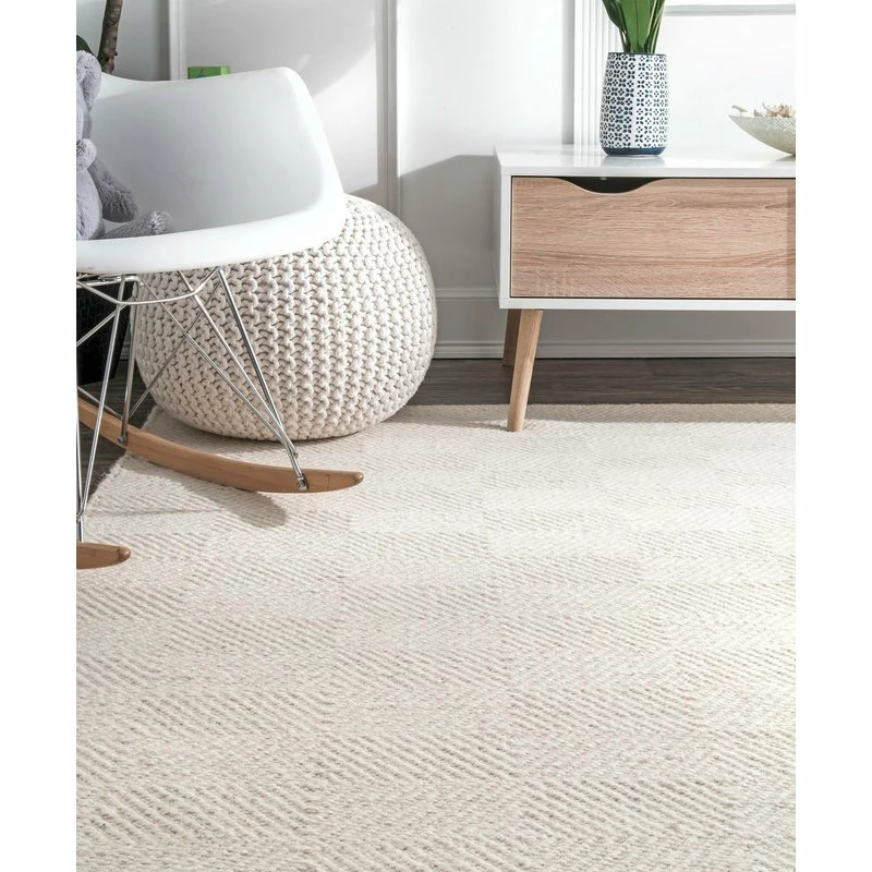 Best deal ✔️ NuLOOM Hand-Tufted Trellis Rug, Cream, 7'6"x9'6" 🛒 3 Best deal ✔️ NuLOOM Hand-Tufted Trellis Rug, Cream, 7'6"x9'6" 🛒 - Image 3