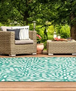 Flash Sale 😍 Newcastle Home Madelina Floral Blue And Ivory Indoor Or Outdoor Area Rug, 6'7"x9'6" 🔔 -Cheap Rugs Store 4a61e4ca0ef5068e 7451 w800 h800 b0 p0