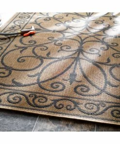 Buy 🥰 NuLOOM Indoor/Outdoor Krem Brown Rug, 5'3"x7'9' 👏