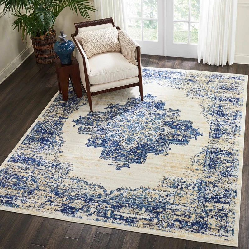 Outlet 😍 Nourison Grafix Area Rug, White, 7'10"x9'10" 👍 1 Outlet 😍 Nourison Grafix Area Rug, White, 7'10"x9'10" 👍