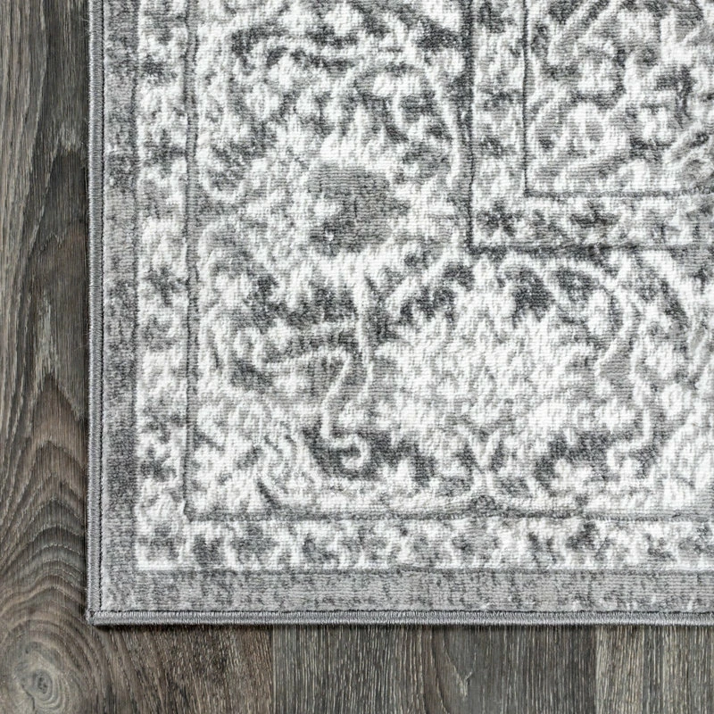 Promo 😉 JONATHAN Y Modern Persian Vintage Medallion Light Grey 8' X 10' Area Rug 🎉 8 Promo 😉 JONATHAN Y Modern Persian Vintage Medallion Light Grey 8' X 10' Area Rug 🎉 - Image 8