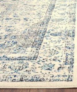 Hot Sale ๐ฏ Safavieh Evoke Collection EVK220 Rug, Ivory/Grey, 3' X 5' โ