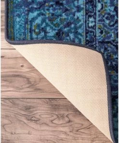 New 👍 NuLOOM Machine Made Jizah Rug, Blue, 5'x8' 💯 -Cheap Rugs Store 50e18e630e964bb6 8335 w800 h800 b0 p0