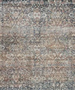 Discount ❤️ Loloi Rugs Chris Loves Julia X Loloi Jules Denim/Spice 7'-6" X 9'-6" Area Rug 🔔