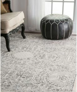 Promo ⌛ NuLOOM Vintage Minta Transitional Area Rug, Gray, 9'x12' 🤩