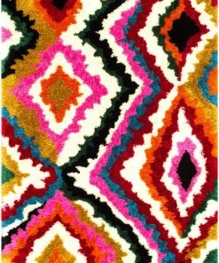 Top 10 ⭐ NuLOOM Handmade Carnival Shag Area Rug, Multi, 5'x8' 🎉