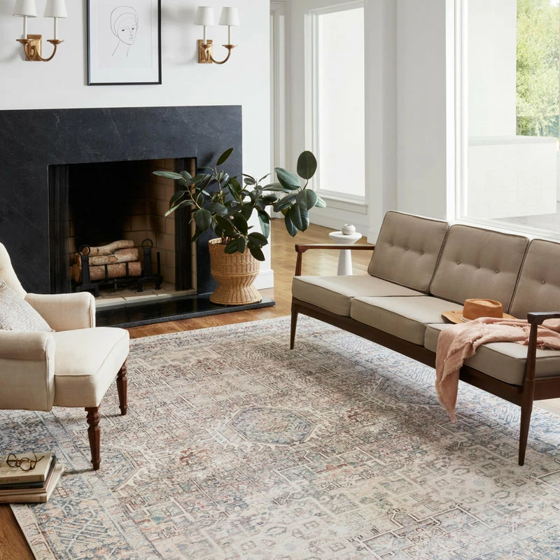 Budget 🔔 Loloi Rugs Chris Loves Julia X Loloi Jules Natural/Ocean 7'-6" X 9'-6" Area Rug 🌟 2 Budget 🔔 Loloi Rugs Chris Loves Julia X Loloi Jules Natural/Ocean 7'-6" X 9'-6" Area Rug 🌟 - Image 2