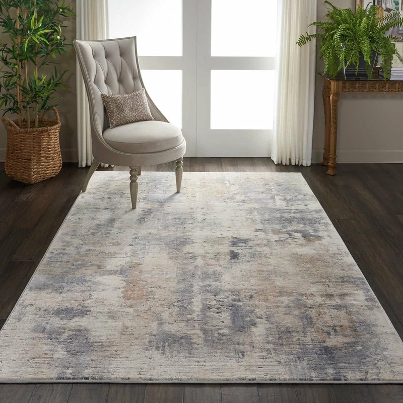 Discount ✨ Nourison Rustic Textures Area Rug, Beige/Gray, 5'3"x7'3" 💯 1 Discount ✨ Nourison Rustic Textures Area Rug, Beige/Gray, 5'3"x7'3" 💯