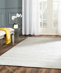 New ๐ฅ Safavieh Adirondack Collection ADR113 Rug, Ivory/Silver, 6'x9' ๐