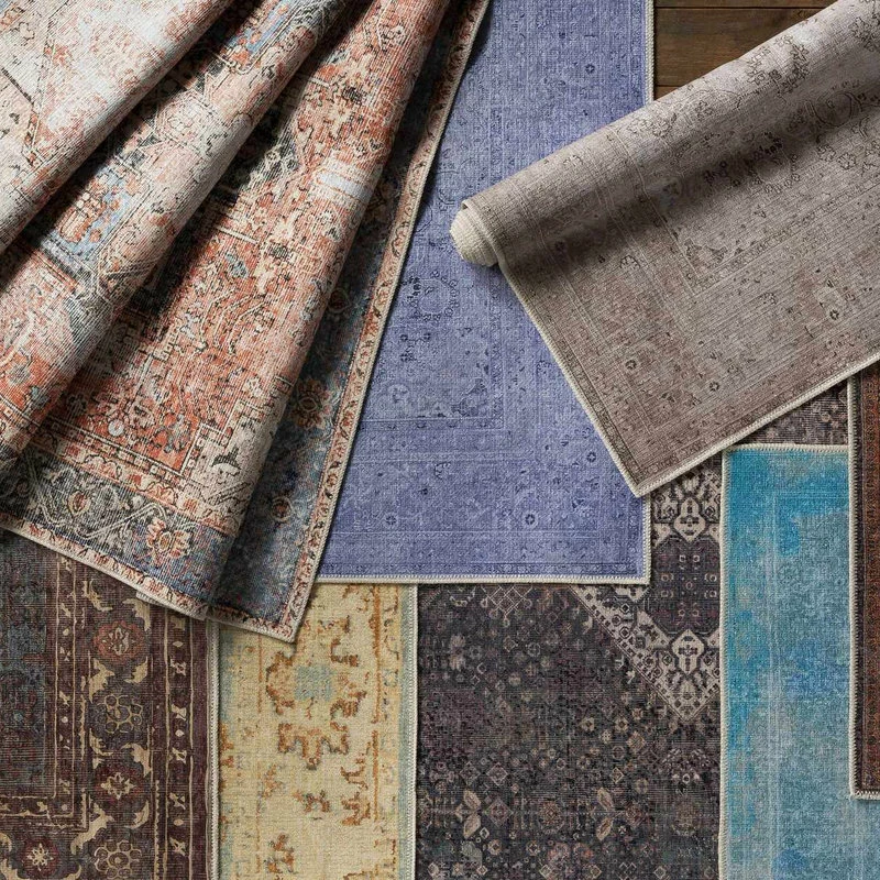 Hot Sale 🎉 Hauteloom Rosman Terracotta Brown 7'10"x10'2" Area Rug - Vintage Machine Washable Persian 😀 8 Hot Sale 🎉 Hauteloom Rosman Terracotta Brown 7'10"x10'2" Area Rug - Vintage Machine Washable Persian 😀 - Image 8