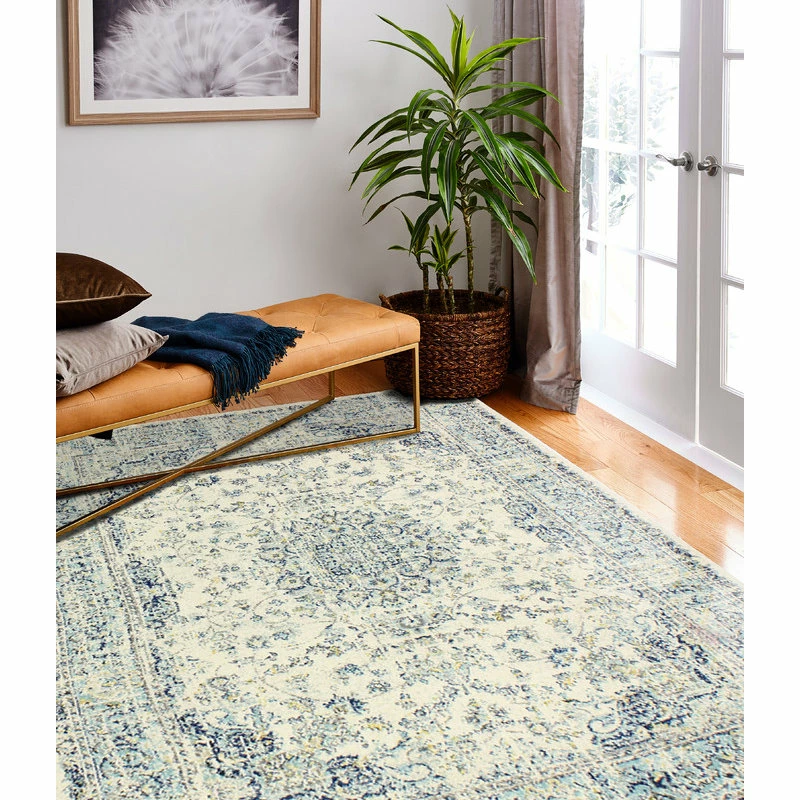 Promo ⌛ Bashian Mariela Ivory Area Rug, 5'x7'6" 🔔 6 Promo ⌛ Bashian Mariela Ivory Area Rug, 5'x7'6" 🔔 - Image 6