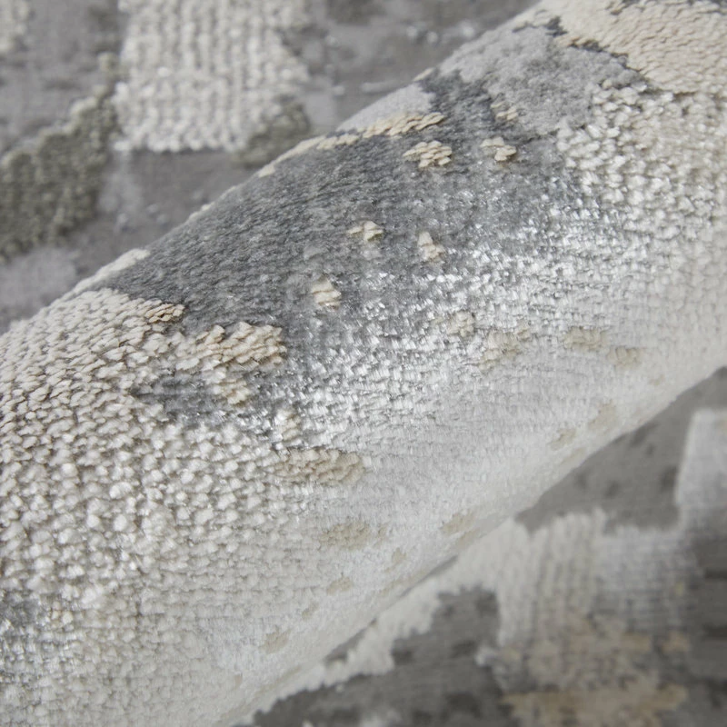 Best Pirce 🔔 Feizy Rugs Weave & Wander Orin Modern Metallic Fluid Rug, Silver/Gray, 8'x11' 😀 7 Best Pirce 🔔 Feizy Rugs Weave & Wander Orin Modern Metallic Fluid Rug, Silver/Gray, 8'x11' 😀 - Image 7