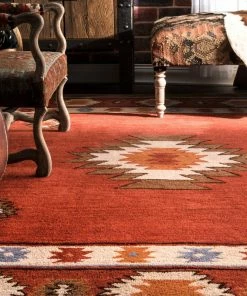 Outlet 🔥 NuLOOM Bronco Hand-Tufted Area Rug, Wine, 2'x3' ⭐ -Cheap Rugs Store 5941d6600e98a54b 2380 w800 h800 b0 p0