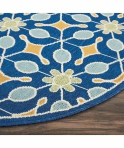 Flash Sale ❤️ Nourison Caribbean Floral Navy 4' X ROUND Indoor Outdoor Area Rug 🔥 8 Flash Sale ❤️ Nourison Caribbean Floral Navy 4' X ROUND Indoor Outdoor Area Rug 🔥 -Cheap Rugs Store 59b1c1260e850412 6427 w800 h800 b0 p0