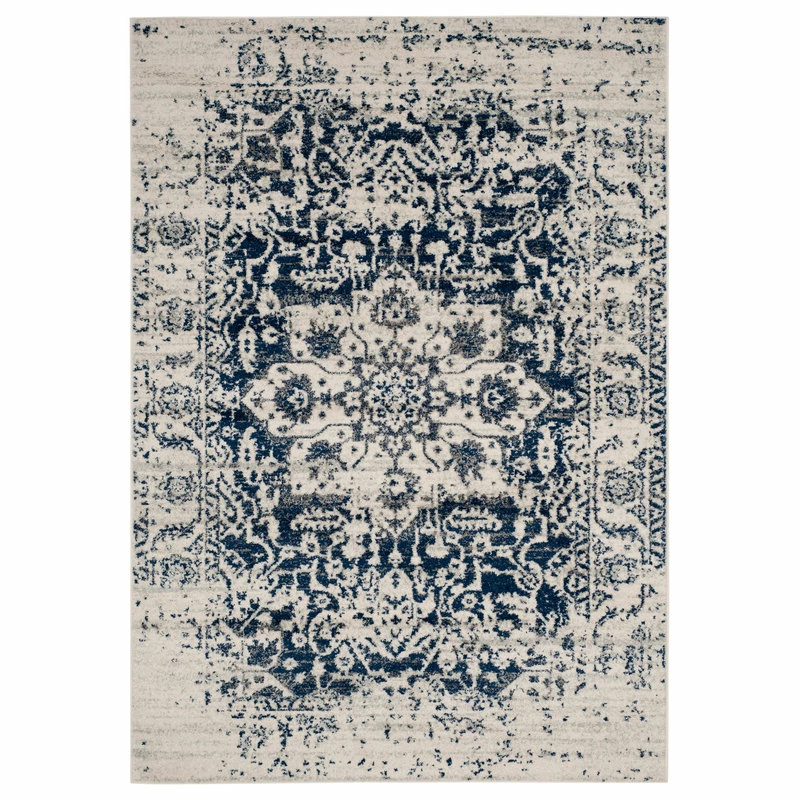 Cheapest 🌟 Safavieh Madison Collection MAD603 Rug, Cream/Navy, 6'7" X 9'2" 🎉 1 Cheapest 🌟 Safavieh Madison Collection MAD603 Rug, Cream/Navy, 6'7" X 9'2" 🎉
