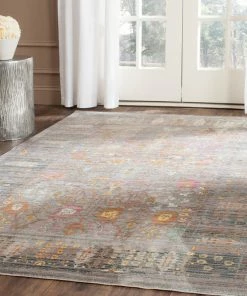 Best reviews of 🤩 Safavieh Valencia Collection VAL108 Rug, Grey/Multi, 5' X 8' 🎉