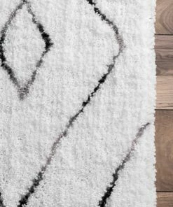 New 🎉 NuLOOM Hand Tufted Beaulah Shag Contemporary Area Rug, White, 6'x9' 🛒 -Cheap Rugs Store 5f51203c0a567d0b 5275 w800 h800 b0 p0