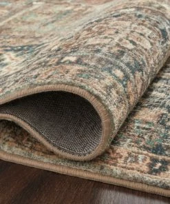 New 🌟 Loloi Rugs Margot Oriental Terracotta/Lagoon Area Rug, 5'0"x7'6" ⭐ -Cheap Rugs Store 5f51b66d0142a095 2417 w800 h800 b0 p0