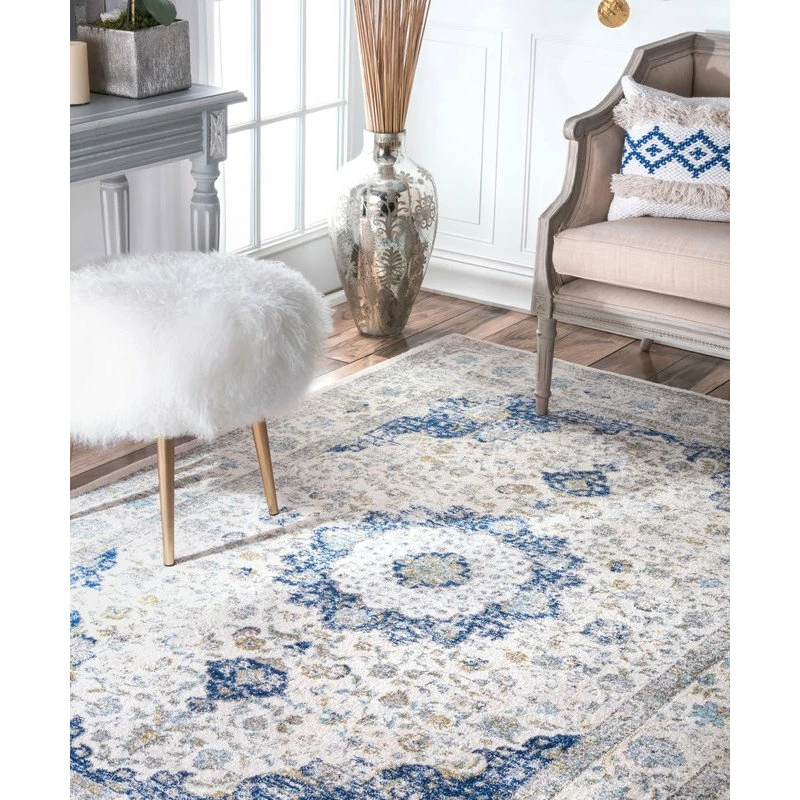 Cheapest ✔️ NuLOOM Traditional Medallion Verona Rug, Blue, 12'x15' ❤️ 1 Cheapest ✔️ NuLOOM Traditional Medallion Verona Rug, Blue, 12'x15' ❤️