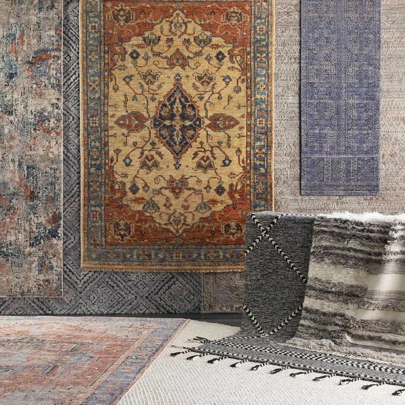 Hot Sale 🎉 Hauteloom Rosman Terracotta Brown 7'10"x10'2" Area Rug - Vintage Machine Washable Persian 😀 7 Hot Sale 🎉 Hauteloom Rosman Terracotta Brown 7'10"x10'2" Area Rug - Vintage Machine Washable Persian 😀 - Image 7
