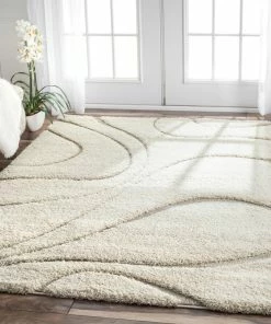 Best reviews of 🌟 NuLOOM Shags Cream Machine Made Area Rug, Cream, 9'2"x12' 🛒