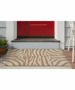 Flash Sale ❤️ Liora Manne Ravella Zebra Indoor/Outdoor Rug, Brown, 2'x3' 🧨