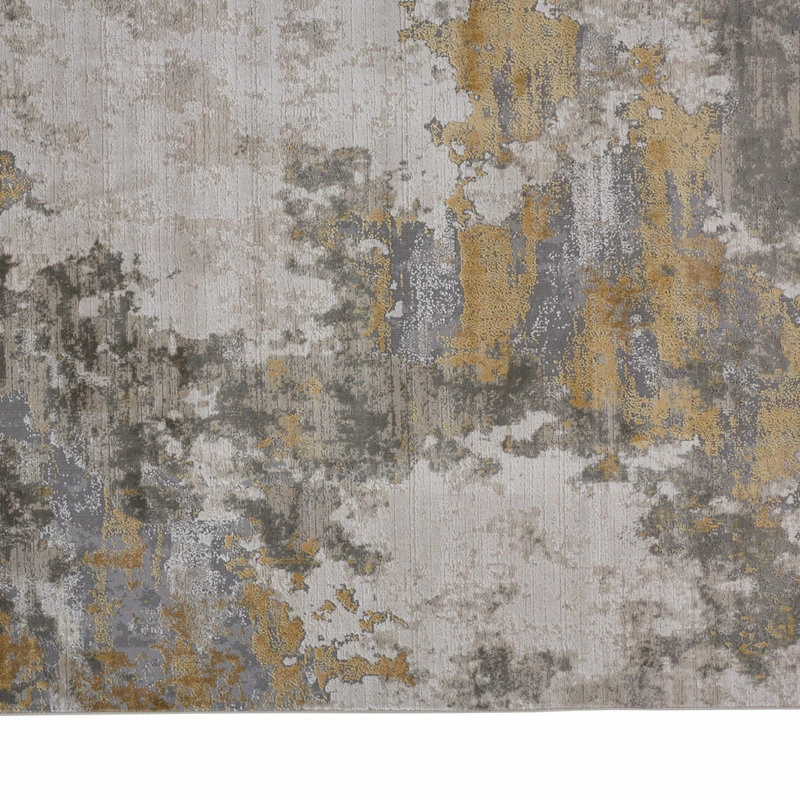 Outlet ❤️ Feizy Rugs Weave & Wander Vanhorn Contemporary Watercolor Rug, Gold/Birch, 5' X 8' 🛒 7 Outlet ❤️ Feizy Rugs Weave & Wander Vanhorn Contemporary Watercolor Rug, Gold/Birch, 5' X 8' 🛒 - Image 7