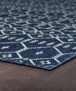 Budget 🔥 Tayse Rugs Evka Contemporary Geometric Navy Rectangle Indoor/Outdoor Area Rug, 8'x10' 👏 7 Budget 🔥 Tayse Rugs Evka Contemporary Geometric Navy Rectangle Indoor/Outdoor Area Rug, 8'x10' 👏 -Cheap Rugs Store 63a1bd410d60338d 0735 w800 h800 b0 p0