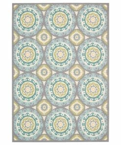 Best reviews of 🔥 Nourison Waverly Sun N'Shade Snd16 Area Rug, Jade, 5'3"x7'5" 🥰 -Cheap Rugs Store 64e1fd110e84730a 0474 w800 h800 b1 p0